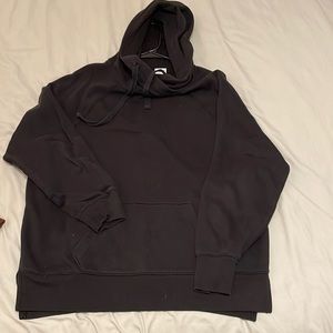 Black Pink Oversized Hoodie